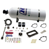 FORD 4 VALVE NITROUS PLATE SYSTEM (50-300HP); With 15LB Bottle. - Nitrous Express 20950-15