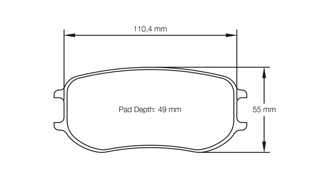 Pagid Porsche 991 GT3, Cayman GT4 Rear Brake Pads