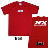 MEDIUM RED T-SHIRT W/ WHITE NX. - Nitrous Express 16566
