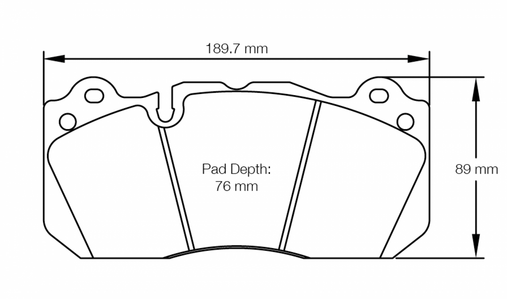 Pagid Racing 8239 RST3 Compound Brake Pads