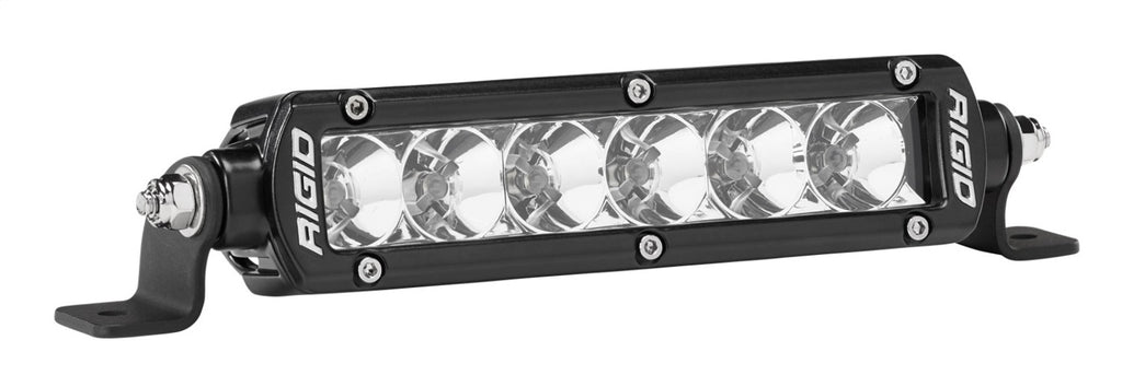 RIGID Industries 906113 RIGID SR-Series PRO LED Light, Flood Optic, 6 Inch, Black Housing