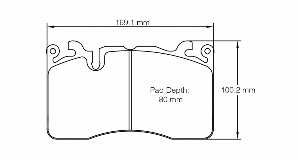 Pagid Racing 8269 RSC1 Compound Brake Pads