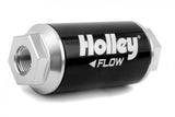 Billet HP Fuel Filter - -8an 10-micron 175GPH - Holley 162-554