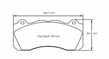 Load image into Gallery viewer, Pagid Racing 8203 RSL29 Compound Brake Pads