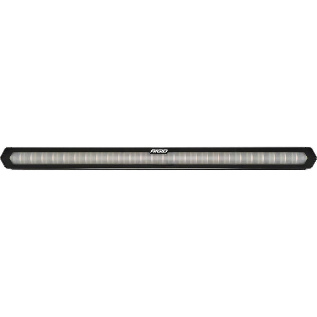 RIGID 28 inch Rear Facing LED Chase Bar with 27 Pre-Programmed Modes And 5 Colors, Black Housing, Race Compliant For Series Requiring Strobing Blue, Amber, Green And Red, Tube Mounts Included