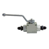 Remote Shutoff Nitrous Valve; 6AN male inlet and outlet. - Nitrous Express 15158-6