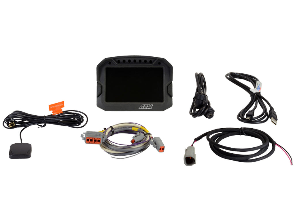 AEM CD-5 Carbon Digital Racing Logging and GPS Enabled Dash Display