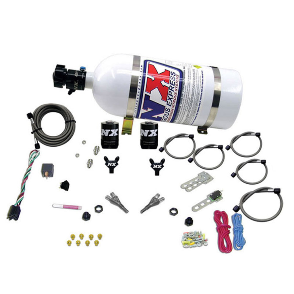 Nitrous Express Dodge  92- 95 Tbi (50-75-100-125Hp) Dual Nozzle With 10Lb Bottle