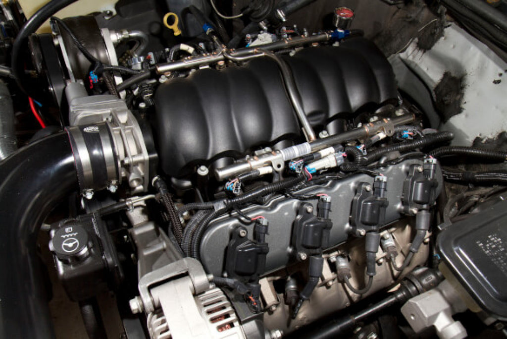 Holley LS Valve Covers - Satin Black Textured Finish